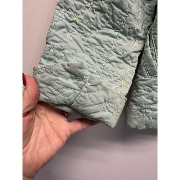 VTG Sigrid Olsen Quilt Grandma Jacket Festival Grandmacore Size Petite S Sequins - Picture 9 of 12